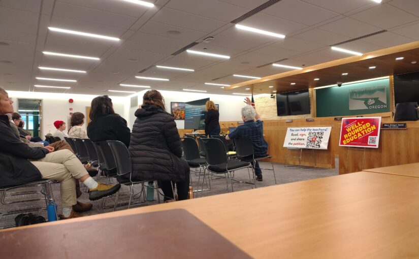 At the Community Alliance for Public Education (CAPE) public forum&hellip;