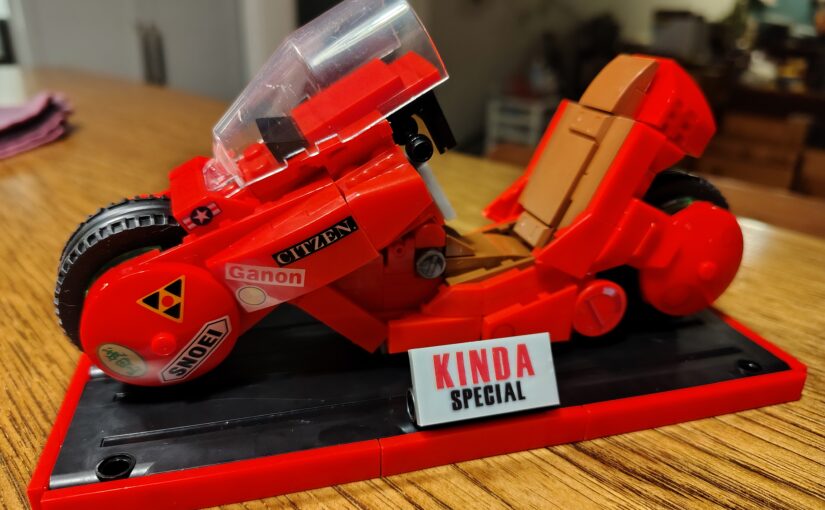 Kaneda's bike from Akira. Fake LEGO from AliExpress turned out&hellip;