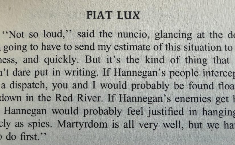"Martyrdom is all very well,…