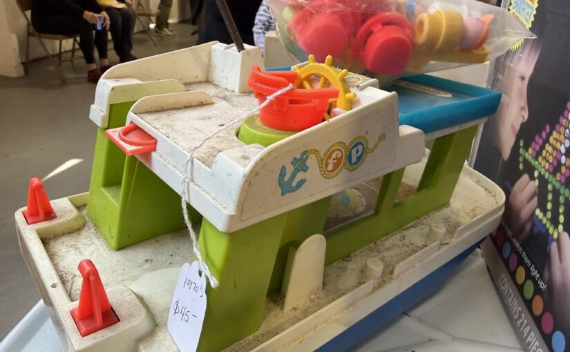 This Fisher Price boat at…